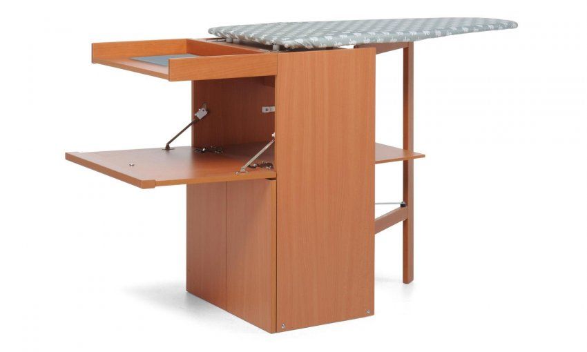 Mueble de planchado LOSTIRO Nogal