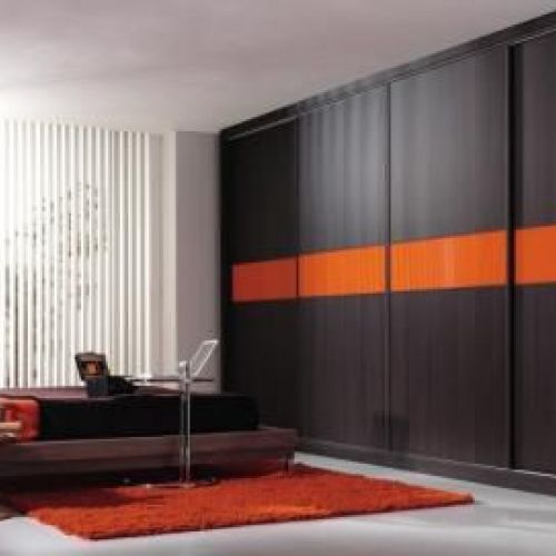 CORREDERA JAPONESA 3 PAÑOS WENGE LACOBEL NARANJA